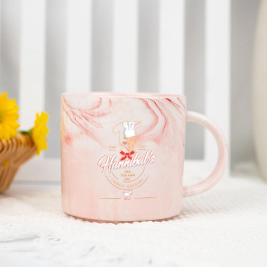 Discover Hannibal's All You Can Eat Family Cuisine - Hannibal Lecter - Marble Mugs