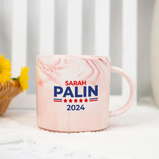 Discover Sarah Palin Alaska Governor Republican For Preside Marble Mugs