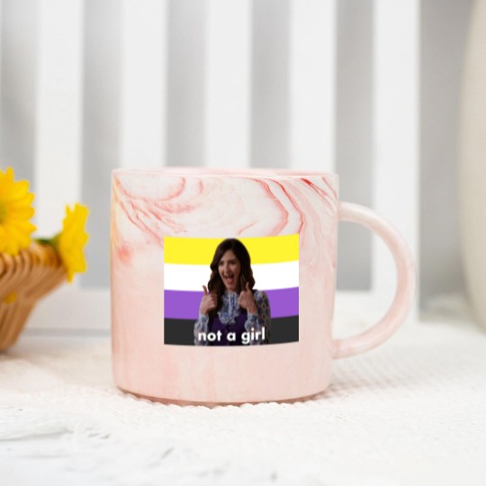 Discover Nonbinary Janet “Not a Girl” (The Good Place) - The Good Place - Marble Mugs