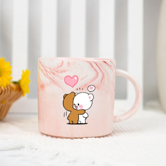 Discover Milk And Mocha Bears Classic Marble Mugs Marble Mugs