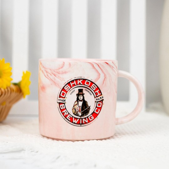 Discover Chief Oshkosh Beer Marble Mugs