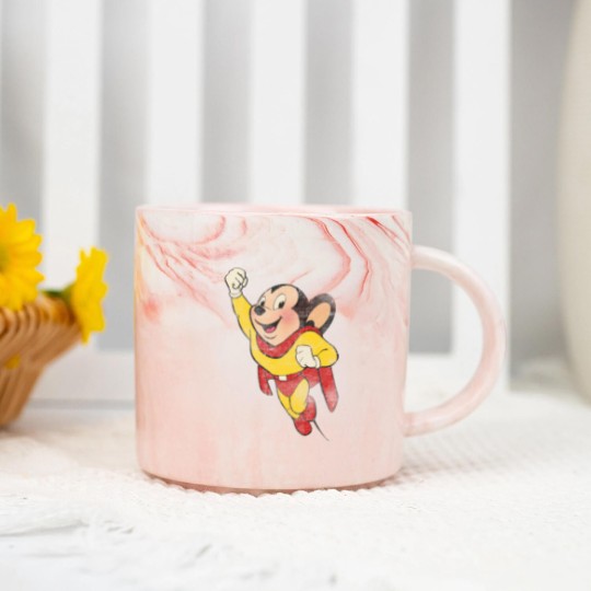 Discover MIGHTY MOUSE - Vintage - Robzilla - Marble Mugs