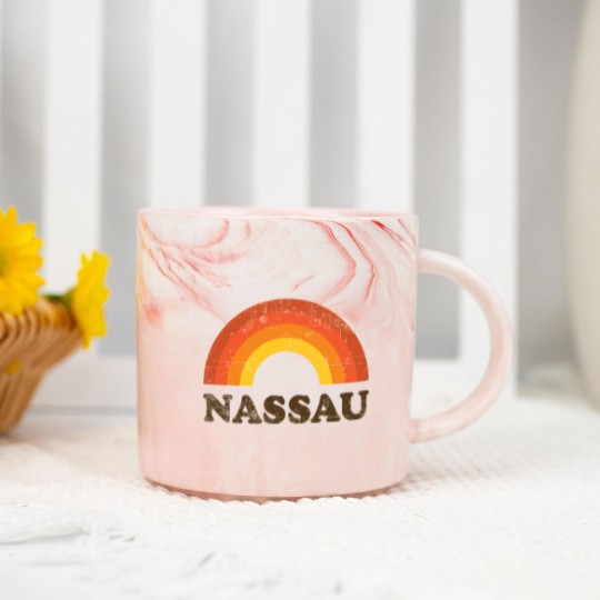 Discover Retro Vintage Nassau Bahamas Vacation Souvenir - Nassau - Marble Mugs