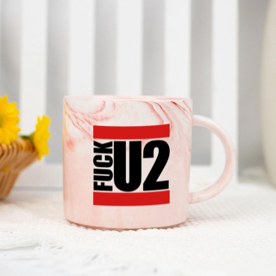 Discover Red middle finger sport colors stinkfinger show sy Marble Mugs