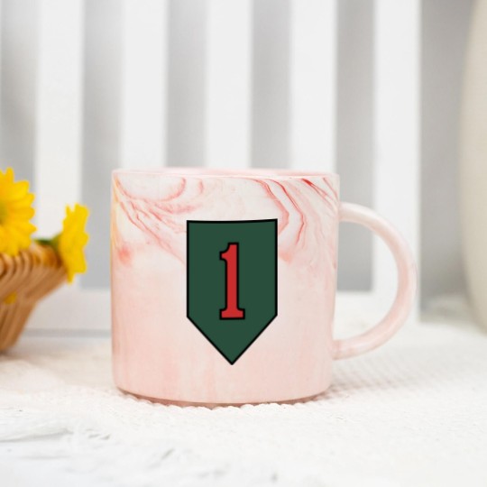 Discover "The Big Red One" 1st Infantry Division Insignia - Big Red One - Marble Mugs