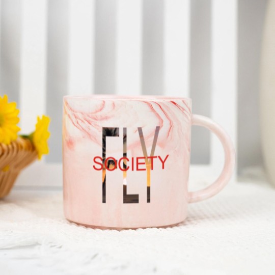Discover Fly Society Paradise Marble Mugs