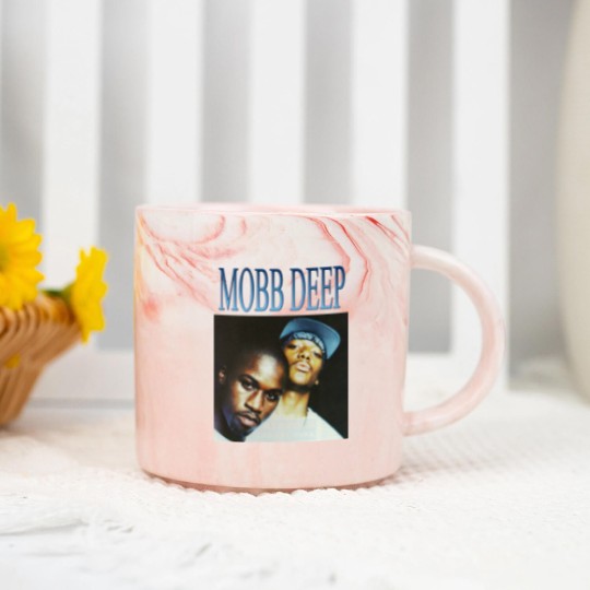 Discover MOBB DEEP 90s HIP HOP VINTAGE RETRO DESIGN - Mobb Deep 90s - Marble Mugs