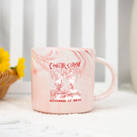 Discover Cannibal corpse - Butchered at birth cool t - sh Marble Mugs