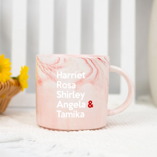 Discover Harriet Rosa Shirley Angela Tamika Marble Mugs