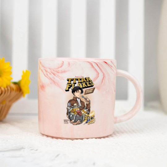 Discover Titan Flakes Shingeki no Kyojin Classic Marble Mugs