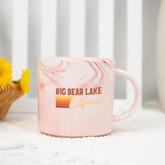Discover Big Bear Lake California - Big Bear Lake California - Marble Mugs