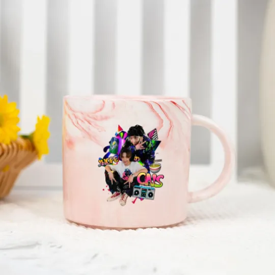 Discover BTS J-Hope Marble Mugs