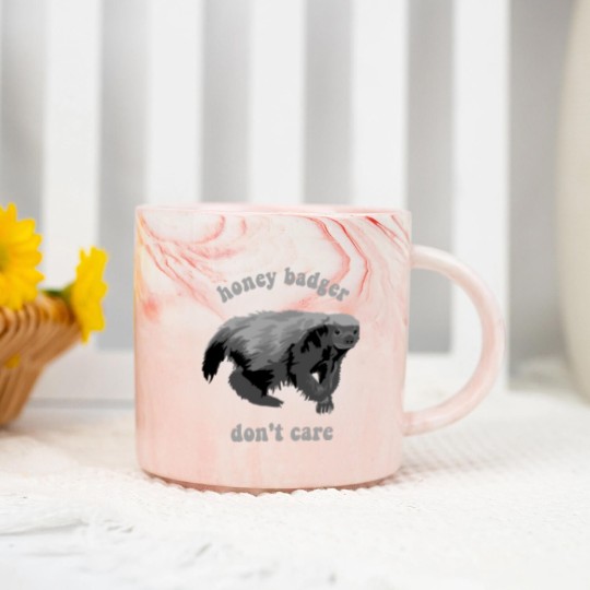 Discover Honey Badge Don't Care - Honey Badge - Marble Mugs