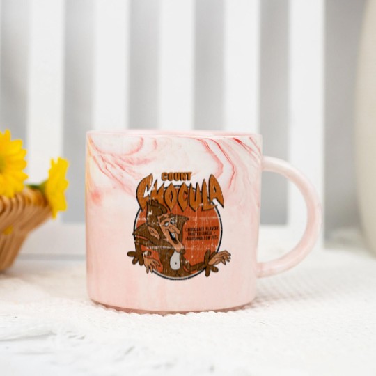 Discover Vintage Count Chocula - Cereal - Marble Mugs