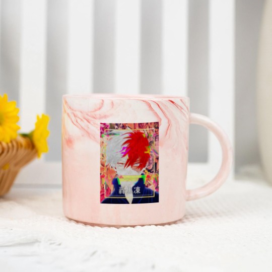 Discover Shoto Todoroki Glitch - Hero Anime - Marble Mugs