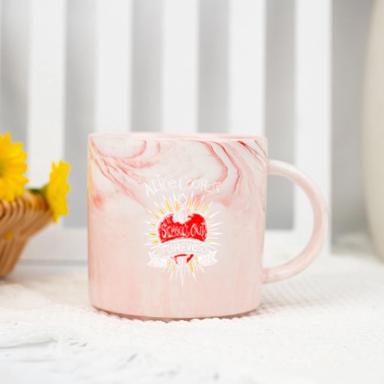 Discover Alice Cooper - Vintage School's Out Forever Marble Mugs