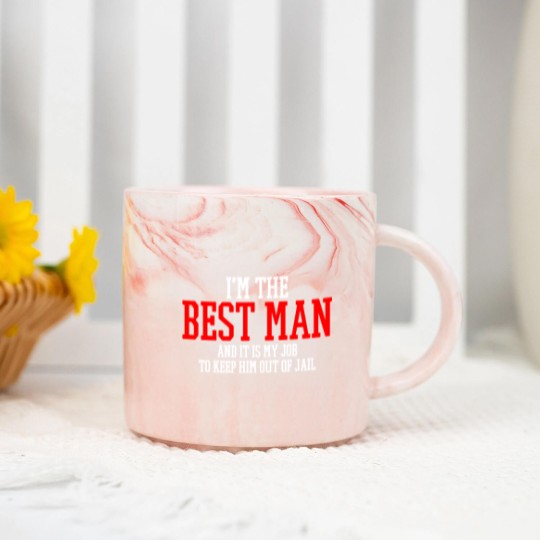 Discover Best Man Wedding Marble Mugs