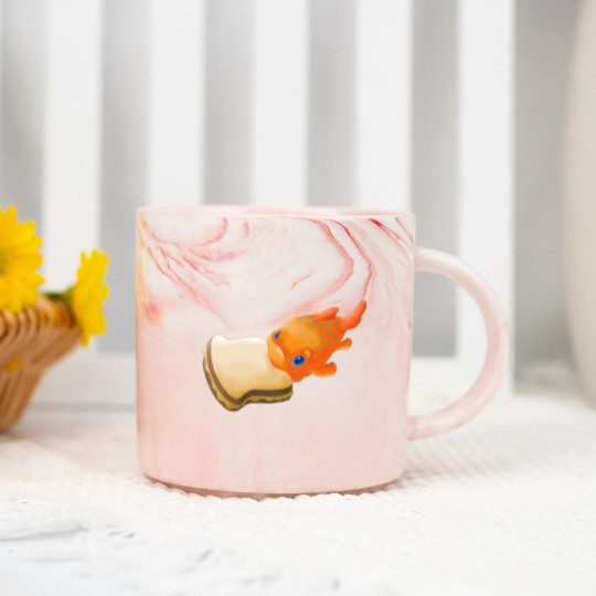 Discover Pudge the fish - Pudge The Fish - Marble Mugs