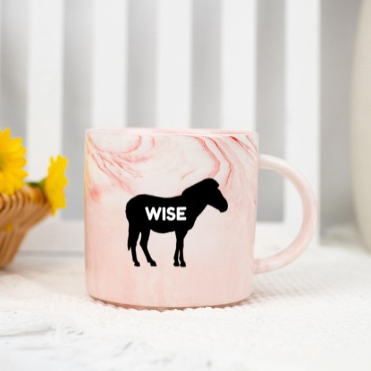 Discover Wise Ass Funny Donkey Funny Marble Mugs