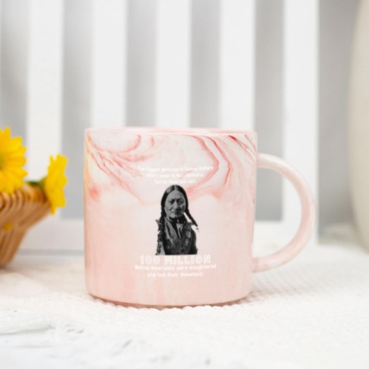 Discover sitting bull - Native American - Marble Mugs