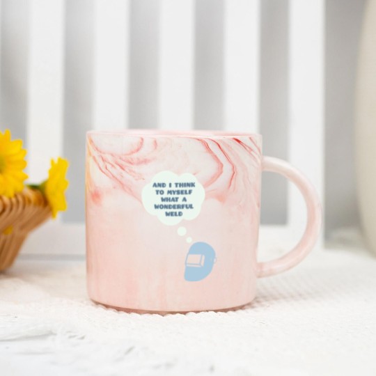 Discover Wonderful Weld - Welder - Marble Mugs