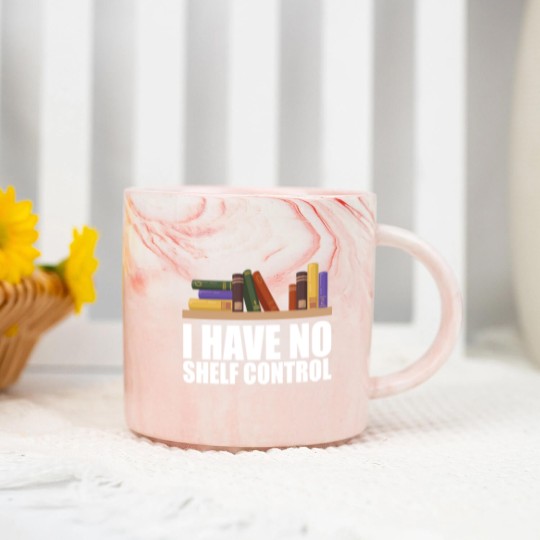 Discover Library - I have no shelf control Marble Mugs