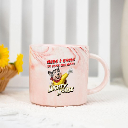 Discover Mighty Mouse, distressed - Mighty Mouse - Marble Mugs