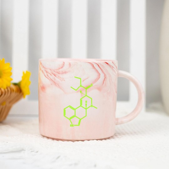 Discover LSD Molecule - Lsd - Marble Mugs