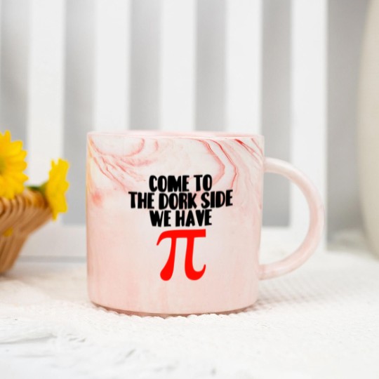Discover Come To The Dork Side Marble Mugs