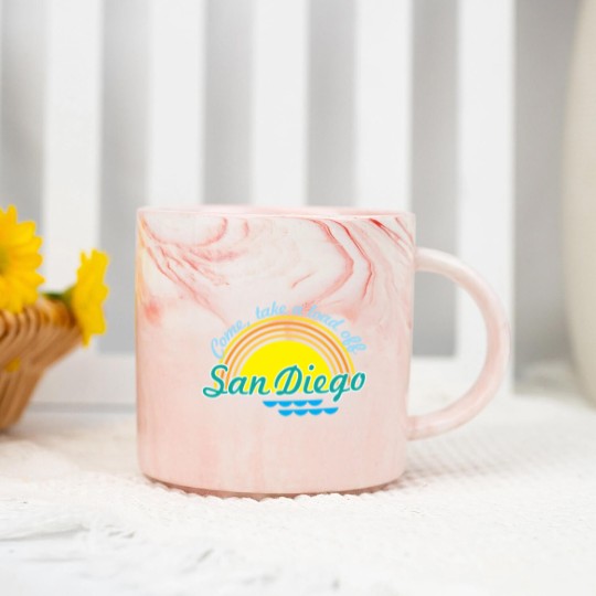 Discover Come, take a load off - San Diego Marble Mugs