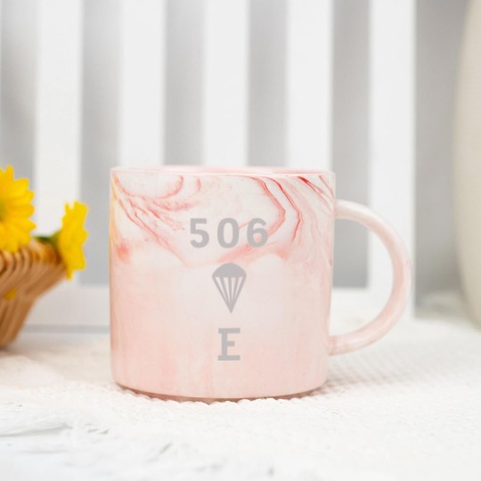 Discover WW2 506 pir Easy Company Flag - 506 Pir Easy Company - Marble Mugs