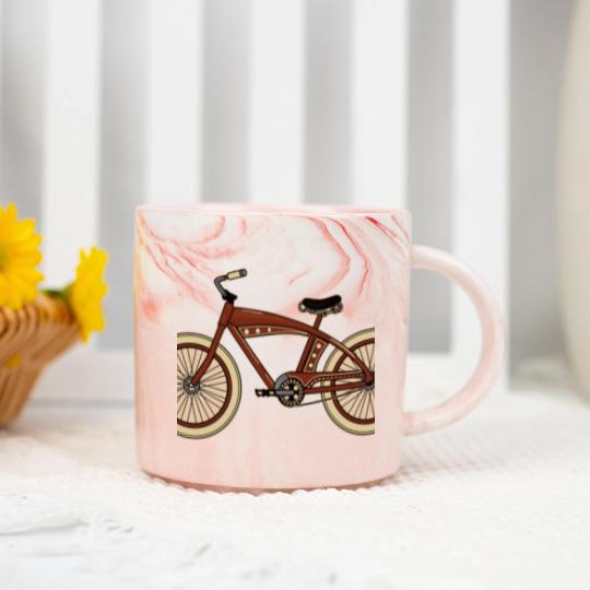 Discover Classic Bicycle Marble Mugs