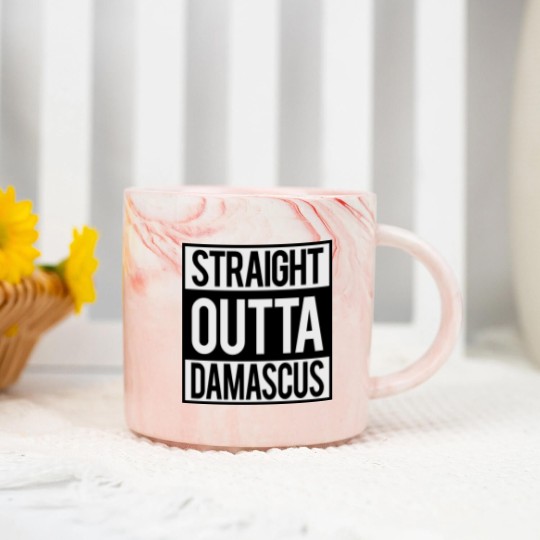 Discover Straight Outta Damascus Marble Mugs