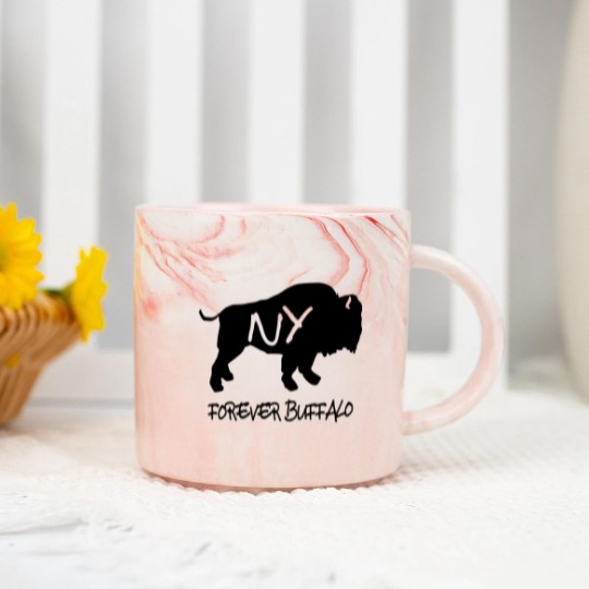 Discover Forever Buffalo NY Marble Mugs