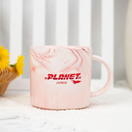Discover Galaxywide Delivery - Planet Express - Marble Mugs