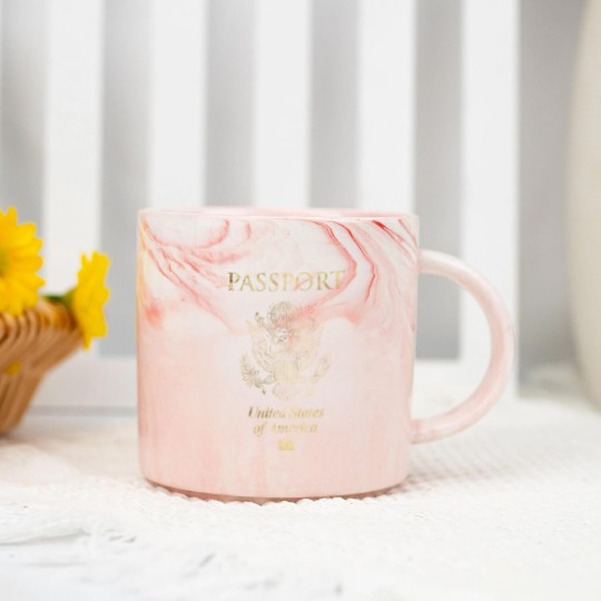 Discover United States of America Passport Vintage - United States - Marble Mugs