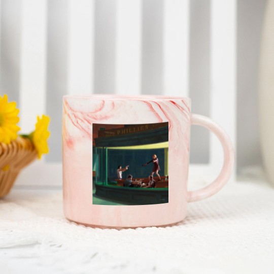 Discover Be cool Honey Bunny - Pulp Fiction - Marble Mugs