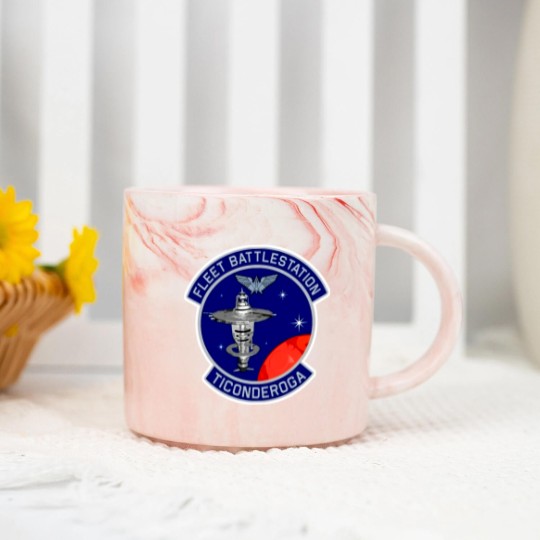 Discover Starship Troopers Ticonderoga Patch - Starship Troopers - Marble Mugs