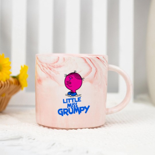 Discover angry little Miss Grumpy Marble Mugs