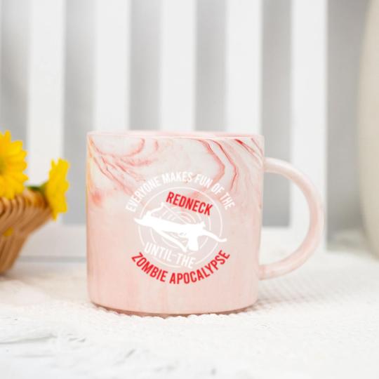 Discover Zombie Marble Mugs "Everyone Makes Fun Of The Redneck Marble Mugs