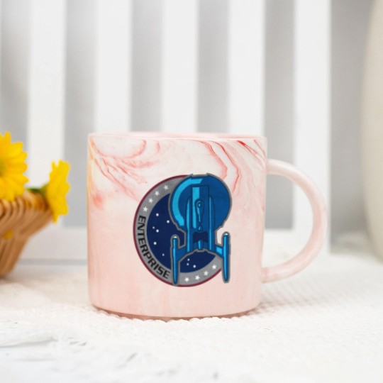 Discover Enterprise NX01 - Enterprise - Marble Mugs