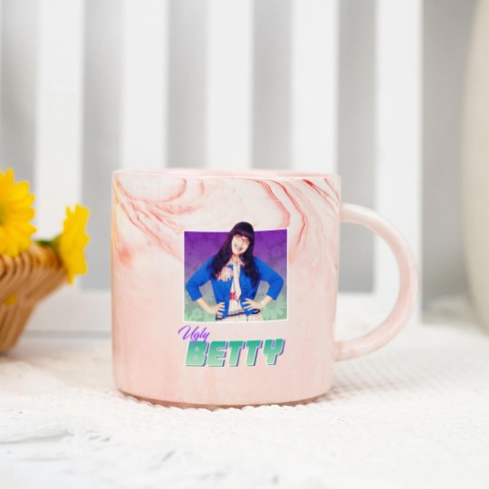Discover Ugly Betty - 80s Style Nostalgic Print by GrumpyWire Essential Marble Mugs