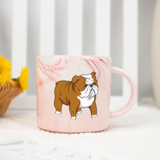 Discover Cute English Bulldog Classic Marble Mugs