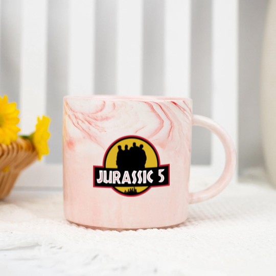 Discover J5 Park - Jurassic 5 - Marble Mugs