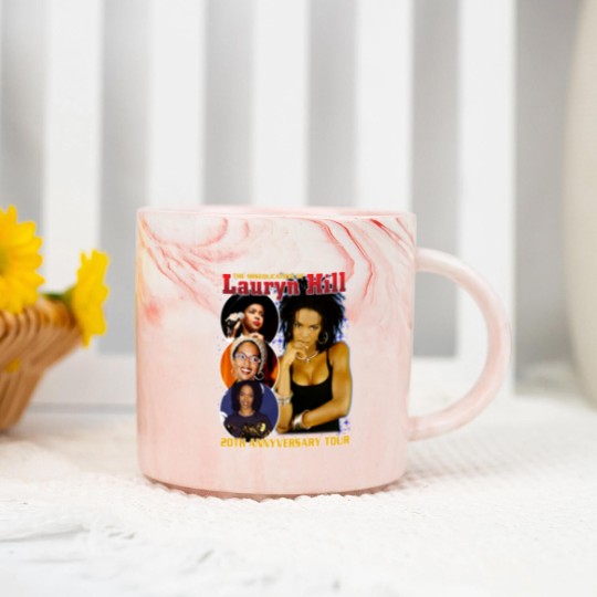 Discover Misseducation Of Lauryn Hill Marble Mugs, 20th Anniversary Tour Marble Mugs Marble Mugs