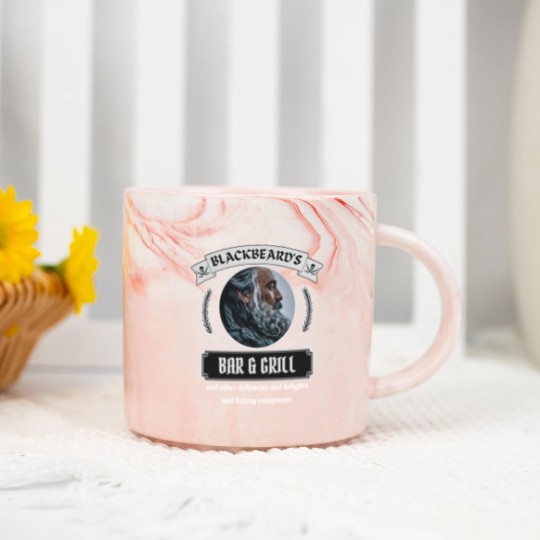 Discover Blackbeard's Bar and Grill Marble Mugs/Our Flag Means Death