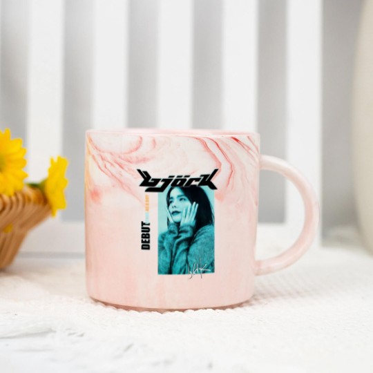 Discover Bjork Venus as a boy Retro Marble Mugs, Bjork Venus as a boy Vintage print Marble Mugs