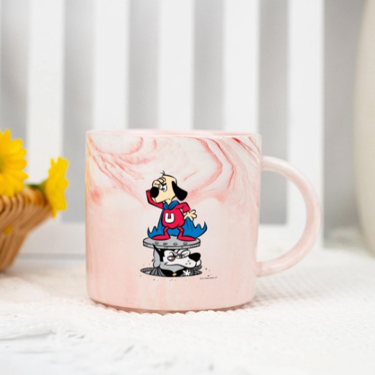 Discover Underdog | Underdog & Riff Raff On Look-Out Baseball Caps Marble Mugs