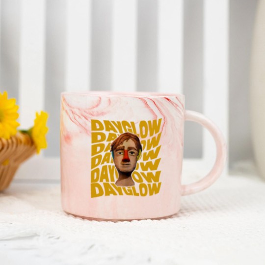 Discover Dayglow Fuzzybrain Graphic Marble Mugs - Dayglow Marble Mugs, Dayglow Tour, Fuzzybrain Marble Mugs, Music Marble Mugs, Alternative/Indie