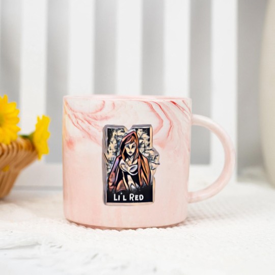 Discover Li'l Red - Little Red Riding Hood - Marble Mugs